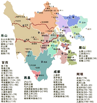 四川都有哪些旅游景点