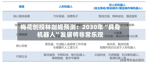 梅花创投林珈妮预测：2030年“具身机器人”发展将非常乐观-第2张图片