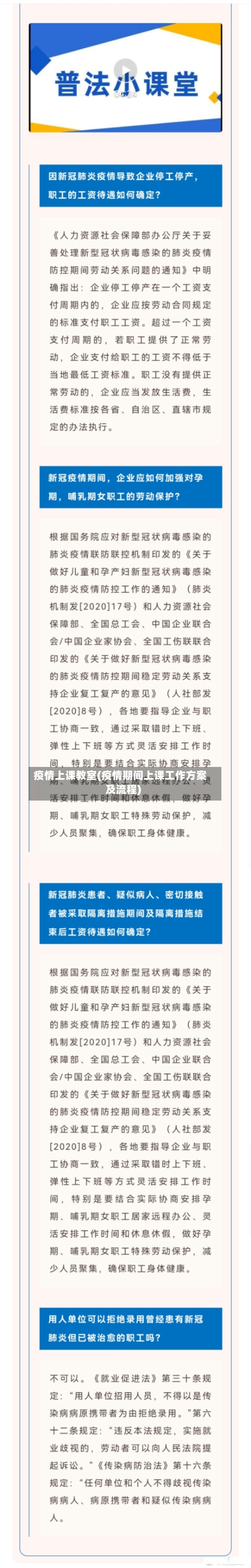 疫情上课教室(疫情期间上课工作方案及流程)-第1张图片