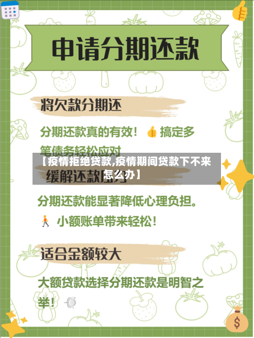 【疫情拒绝贷款,疫情期间贷款下不来怎么办】-第1张图片