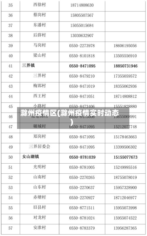 滁州疫情区(滁州疫情实时动态)-第3张图片