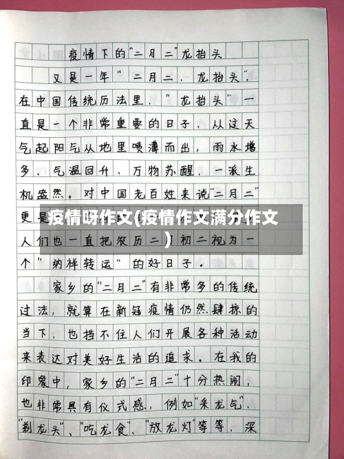疫情呀作文(疫情作文满分作文)-第2张图片