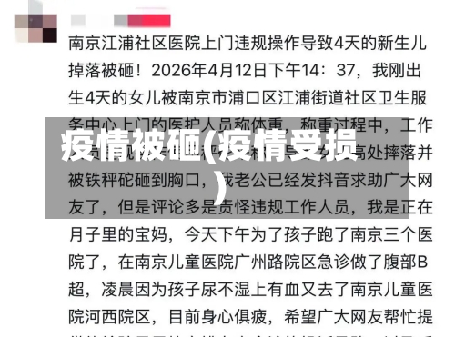 疫情被砸(疫情受损)-第1张图片