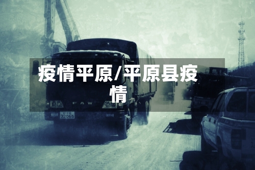 疫情平原/平原县疫情-第1张图片